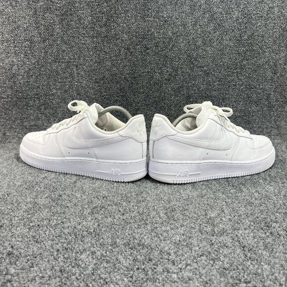 Nike Air Force 1 \'07 Shoes Men\'s Size 12 Triple White Leather Retro Low Athletic main image 11